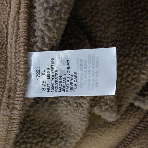 Woolrich men' XL pullover Polar Brown - Picture 8 of 8